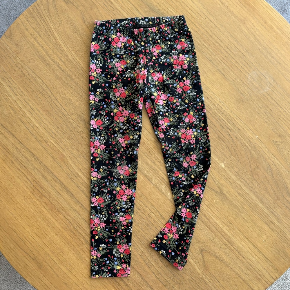 Cat & Jack Floral Print Kids Leggings